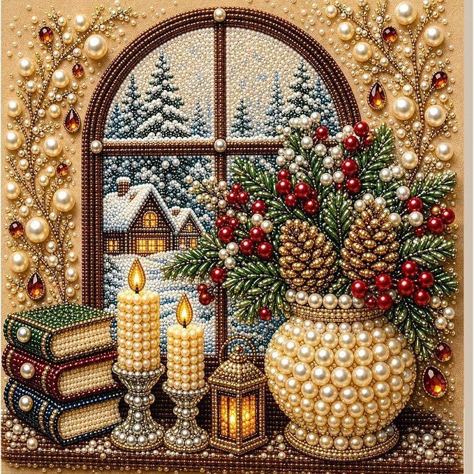 Christmas Angel & Bell Diamond Painting Kit