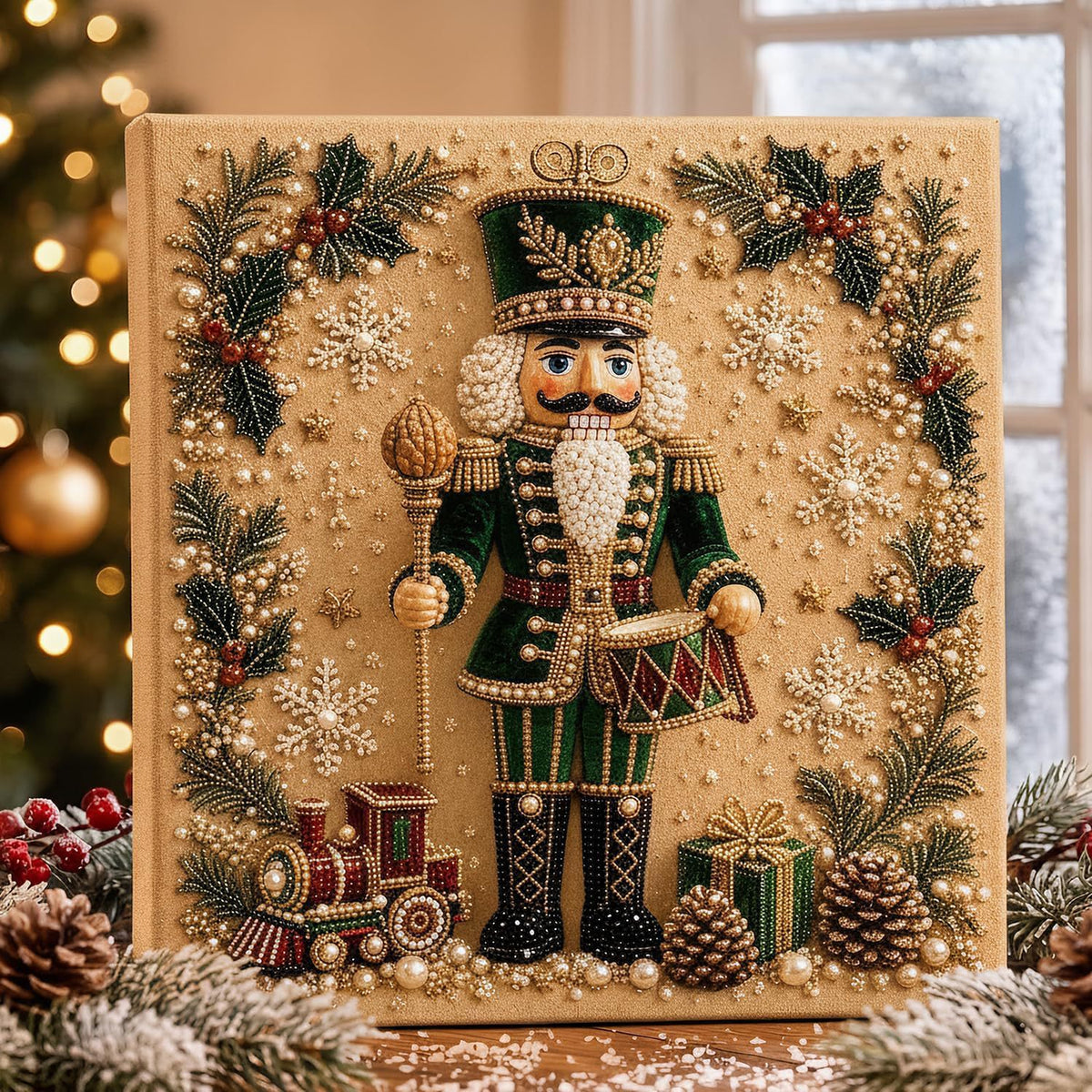 Christmas Angel & Bell Diamond Painting Kit