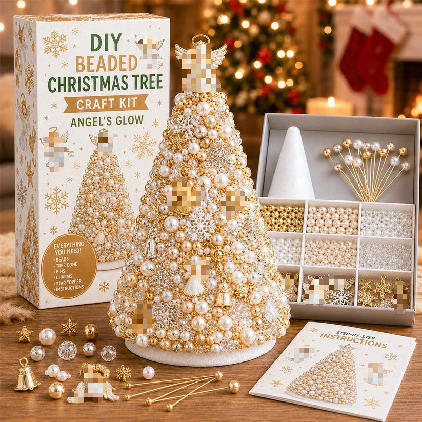 Cross-border bestseller DIY Beaded Christmas Tree Craft Kit