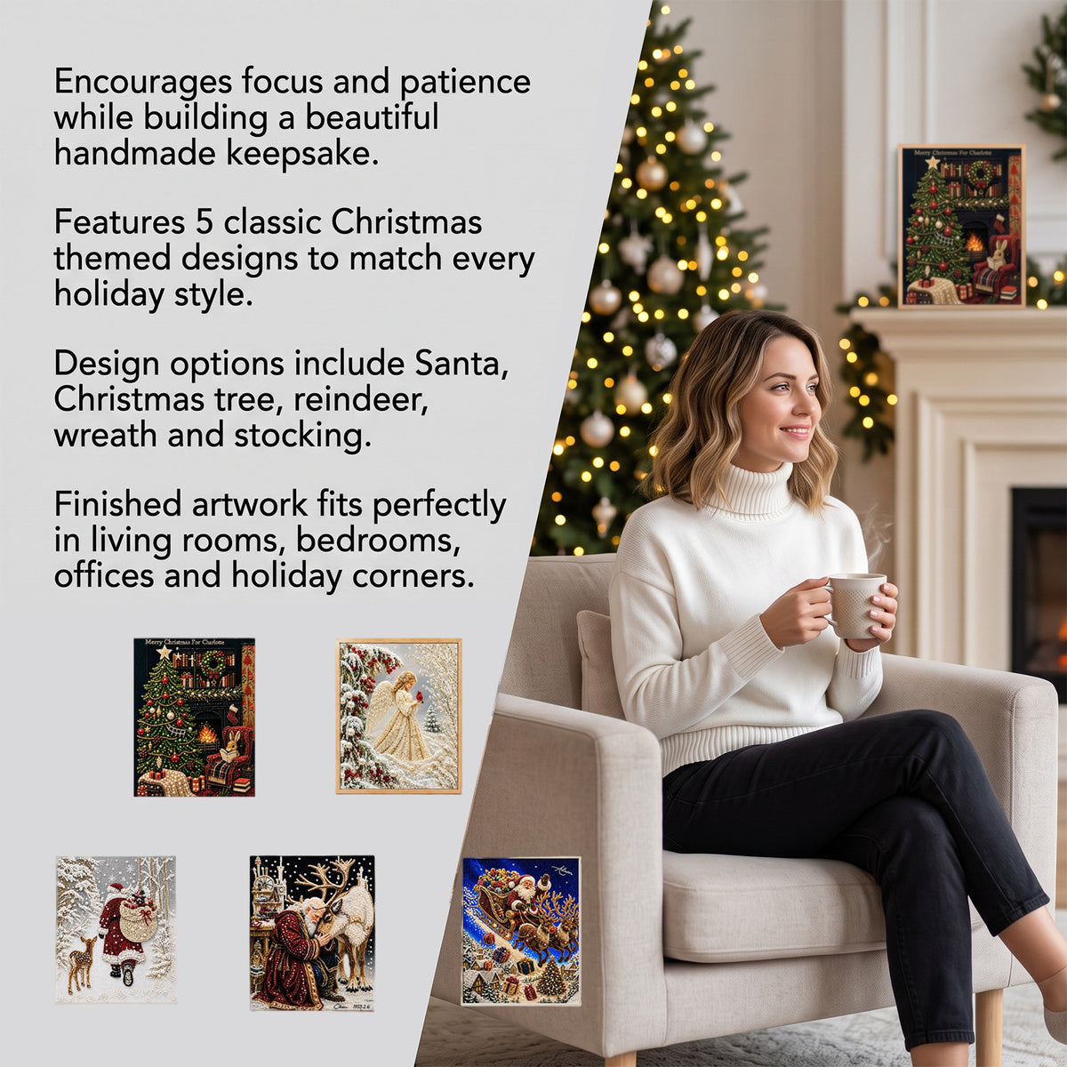 3D Christmas Diamond Painting Kit
