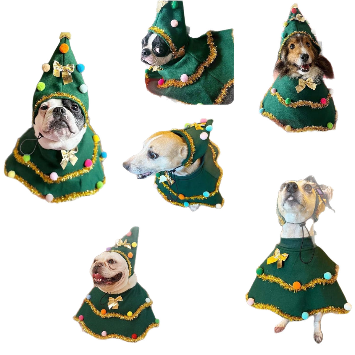 Christmas Dog & Cat Cloak Costume