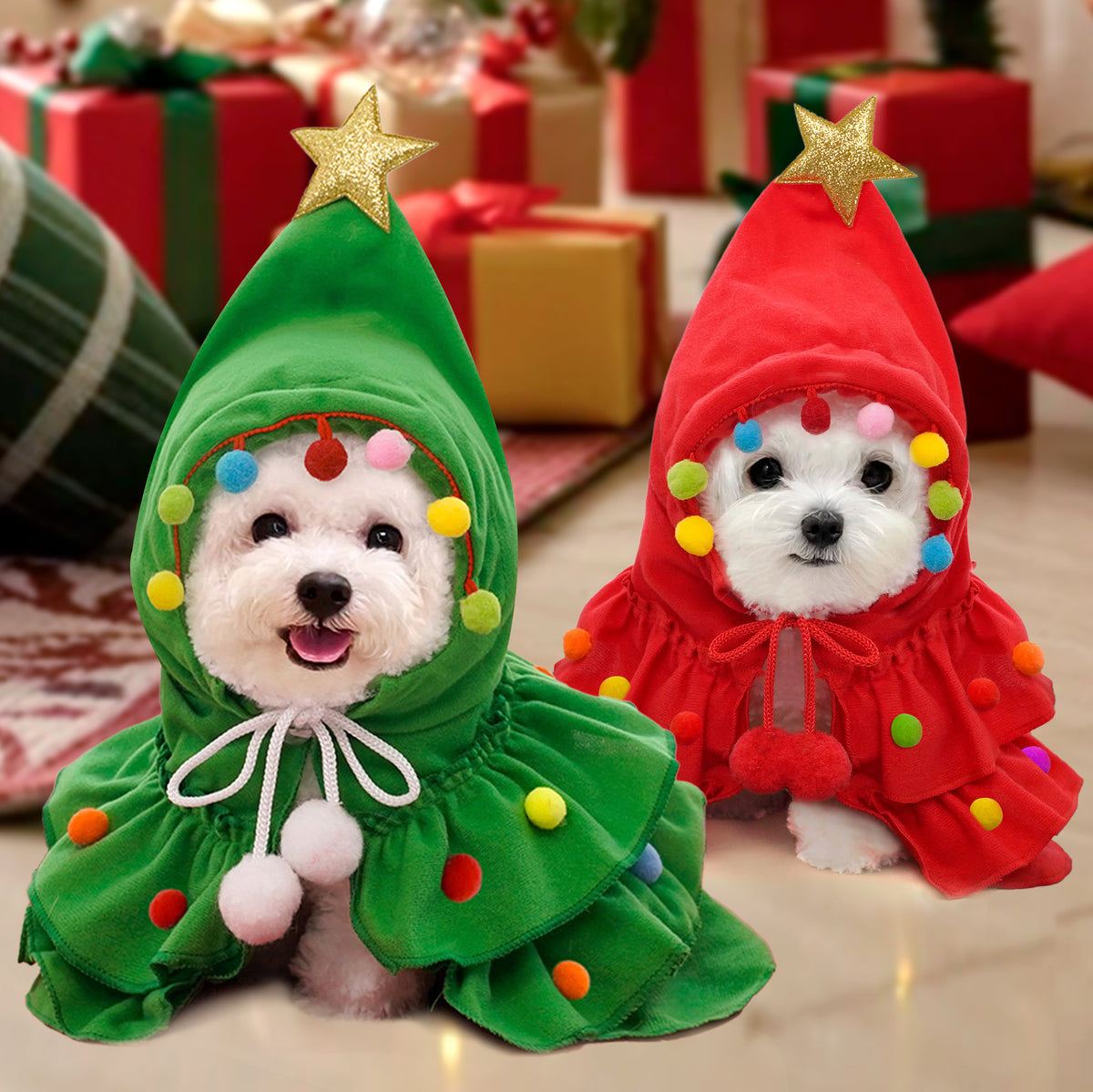Christmas Tree Pet Cloak