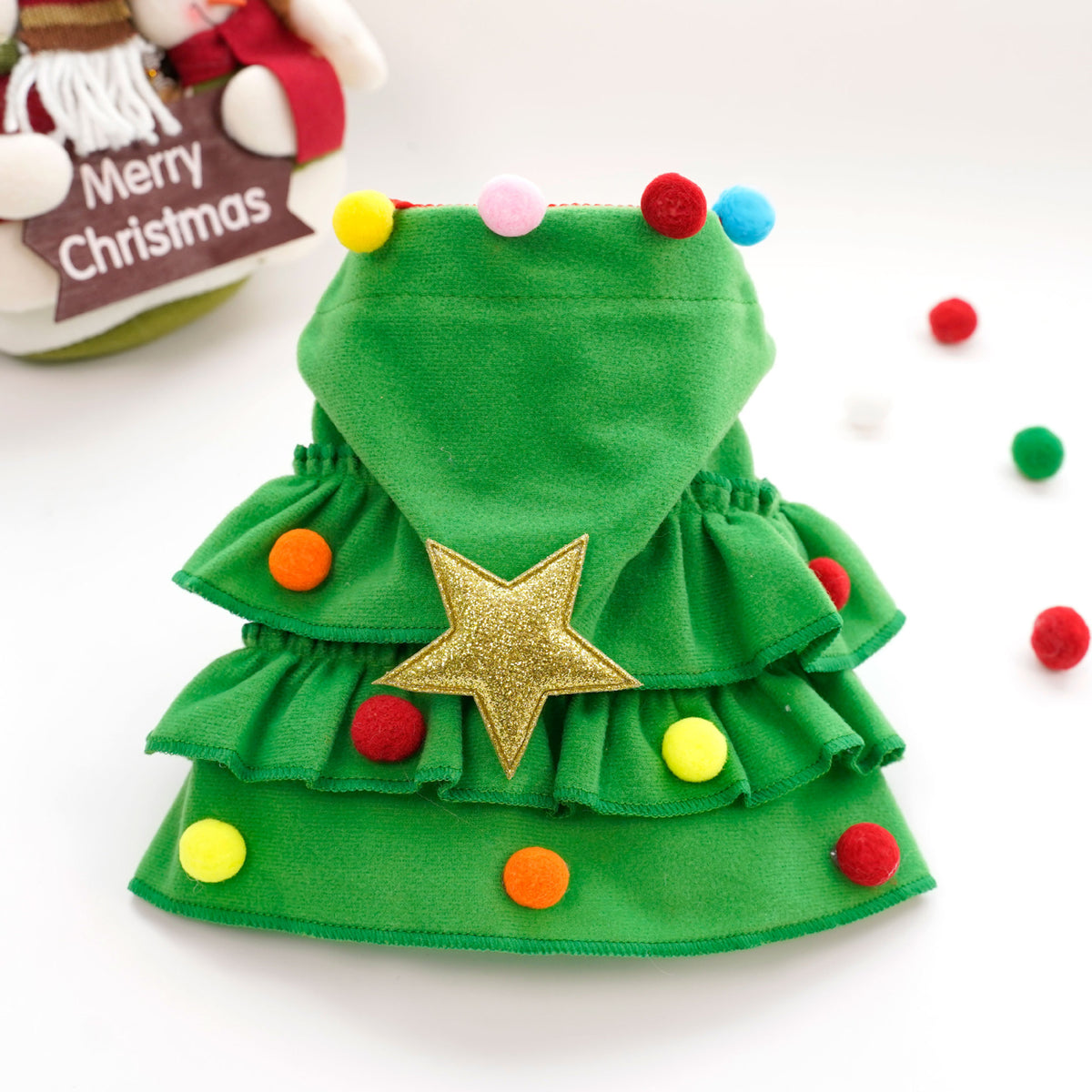 Christmas Tree Pet Cloak